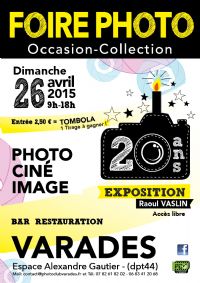 Foire au matériel occasion et collection photo-ciné-image 20ème édition!. Le dimanche 26 avril 2015 à Varades. Loire-Atlantique.  09H00